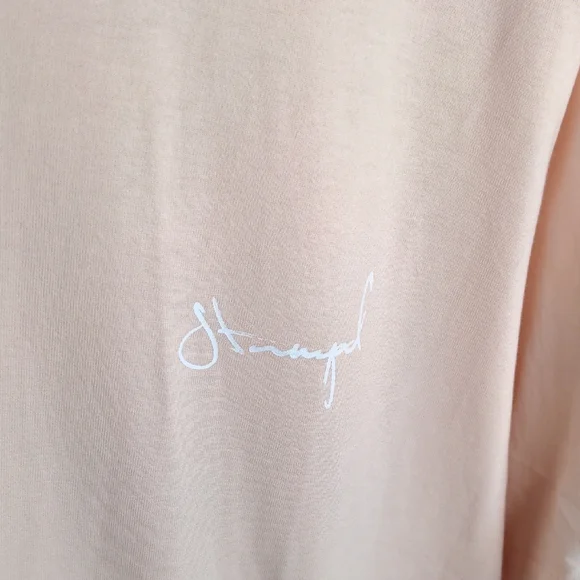 STAMPD Cursive Pink T-Shirt - Picture 3 of 8